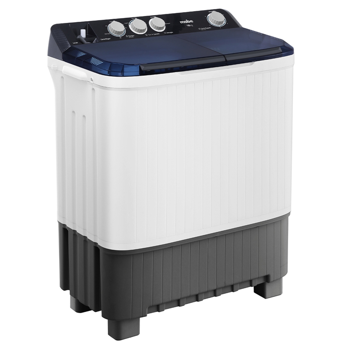 LAVADORA MABE LMDX8124HBAB DOBLE TINA 18KG BLANCA ORTY